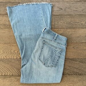Ariat Real Denim High Rise Frayed Hem Flare Jeans